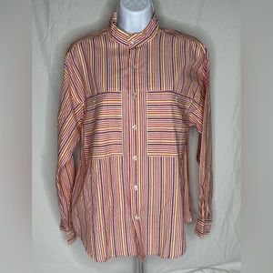 Rare vintage The New Line women’s striped shirt large